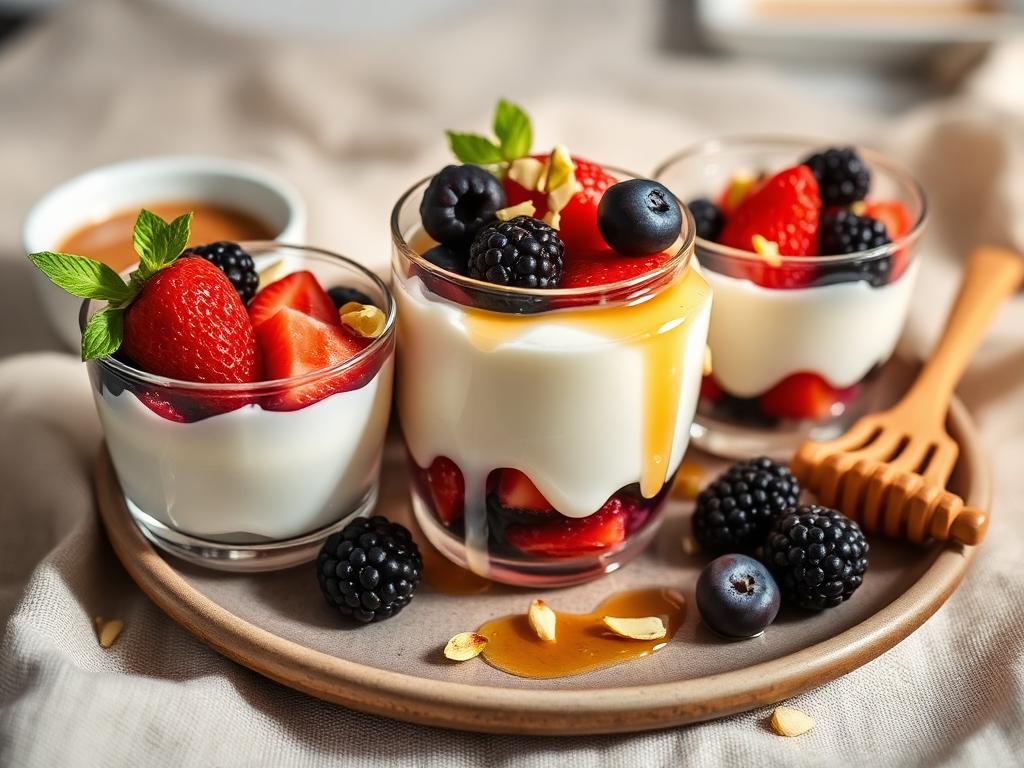 Honey Berry Yogurt Cups