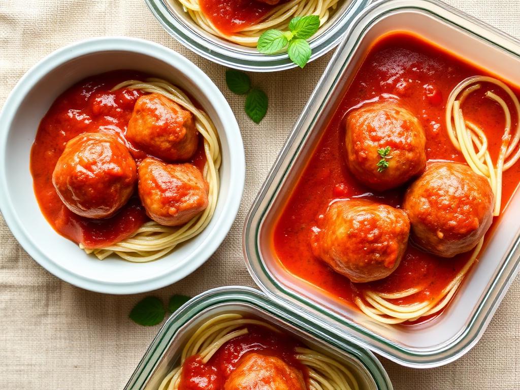 Turkey Meatball Marinara Prep web story cover
