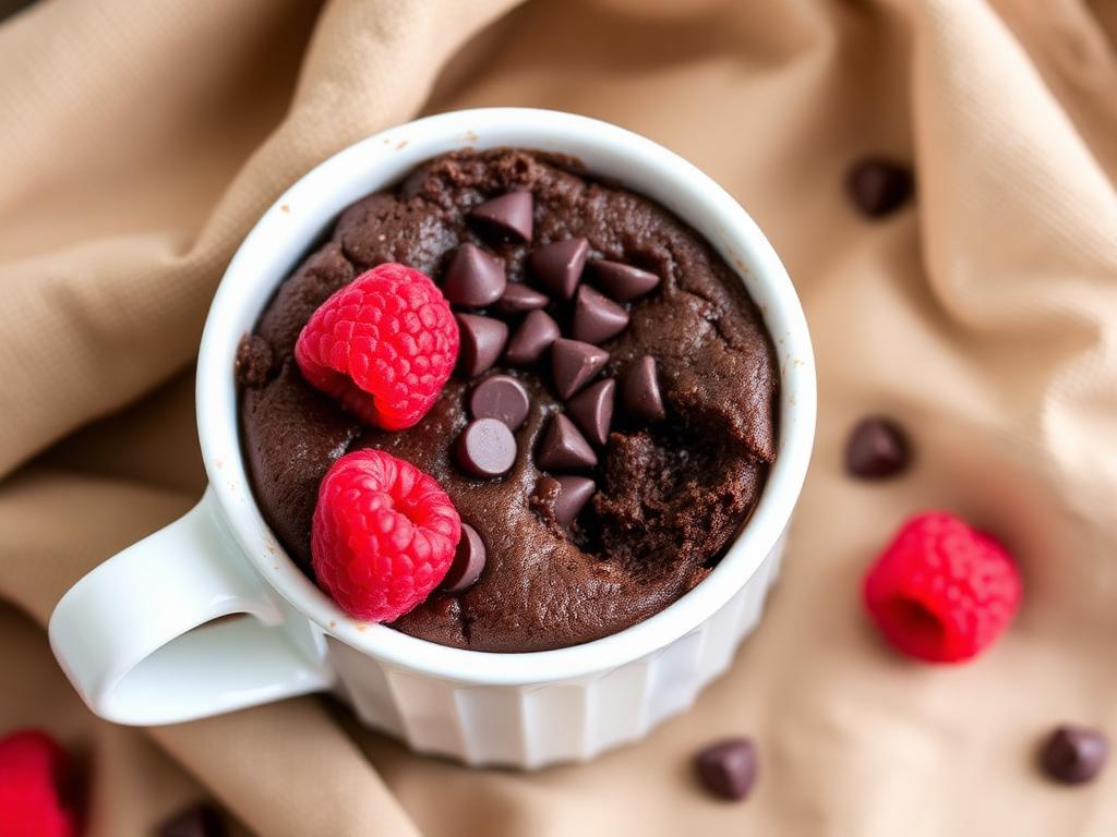 Chocolate Protein Mug Cake web story cover
